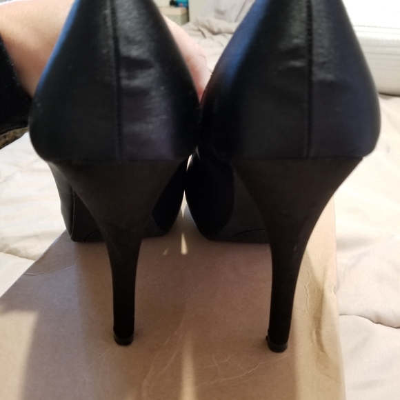 Apt. 9 black heels with rhinestone embellishment - Picture 4 of 6